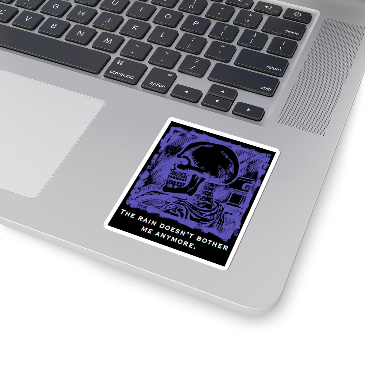 Purple Skeleton Sticker, Best Stickers for Laptops with Dark Aesthetics, Emotional Resilience Sticker, Water Bottle Sticker, Gift Ideas