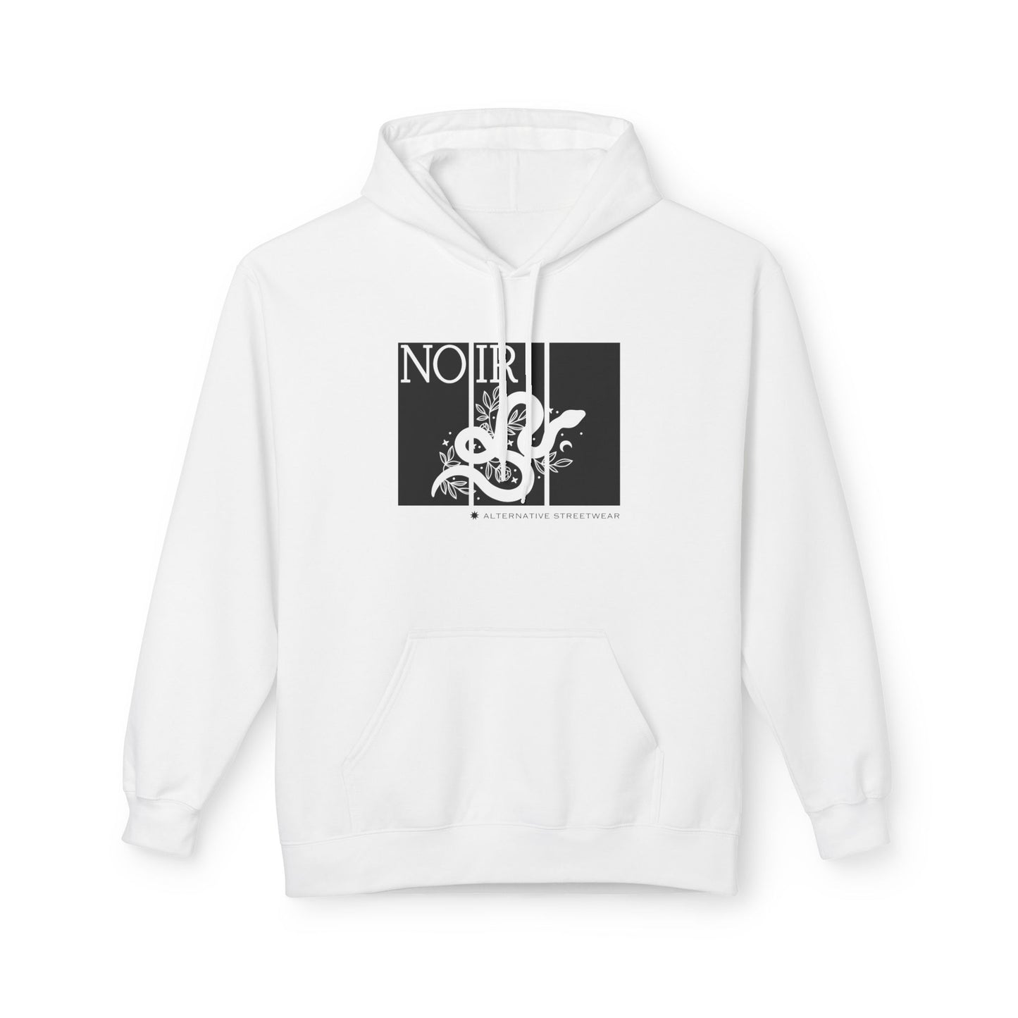Gothic Snake Graphic Hoodie: Alternative Streetwear Pullover