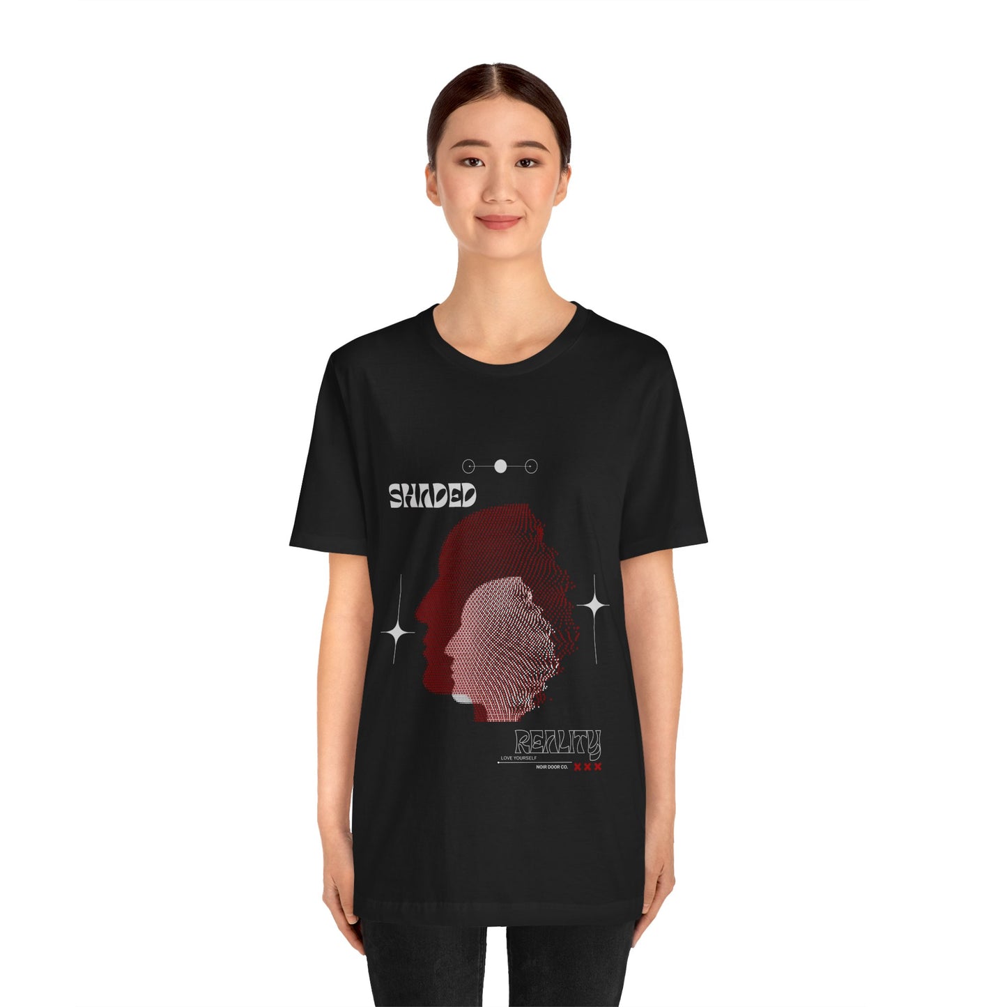 Shaded Reality Gothic Tee: Pixel Art, Edgy Streetwear