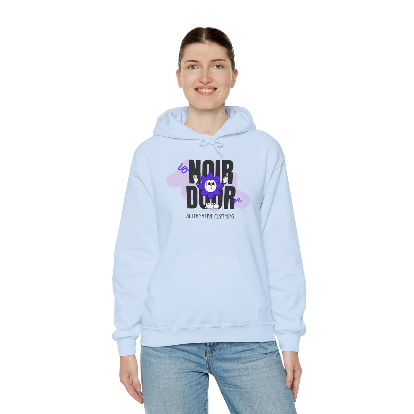 Hope Flower Sweatshirt: Whimsigoth Mental Health Apparel