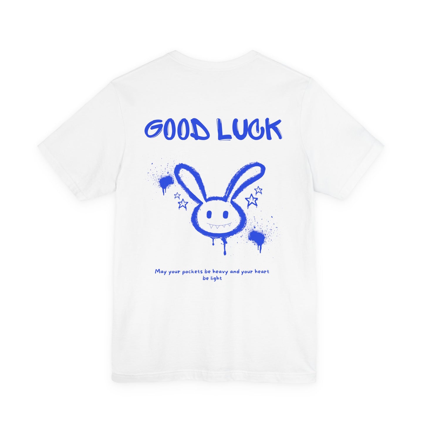 Lucky Bunny Graffiti T-Shirt: Edgy Streetwear, Mental Health Awareness