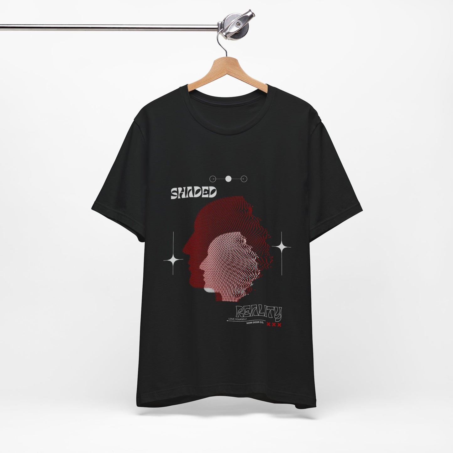 Shaded Reality Gothic Tee: Pixel Art, Edgy Streetwear