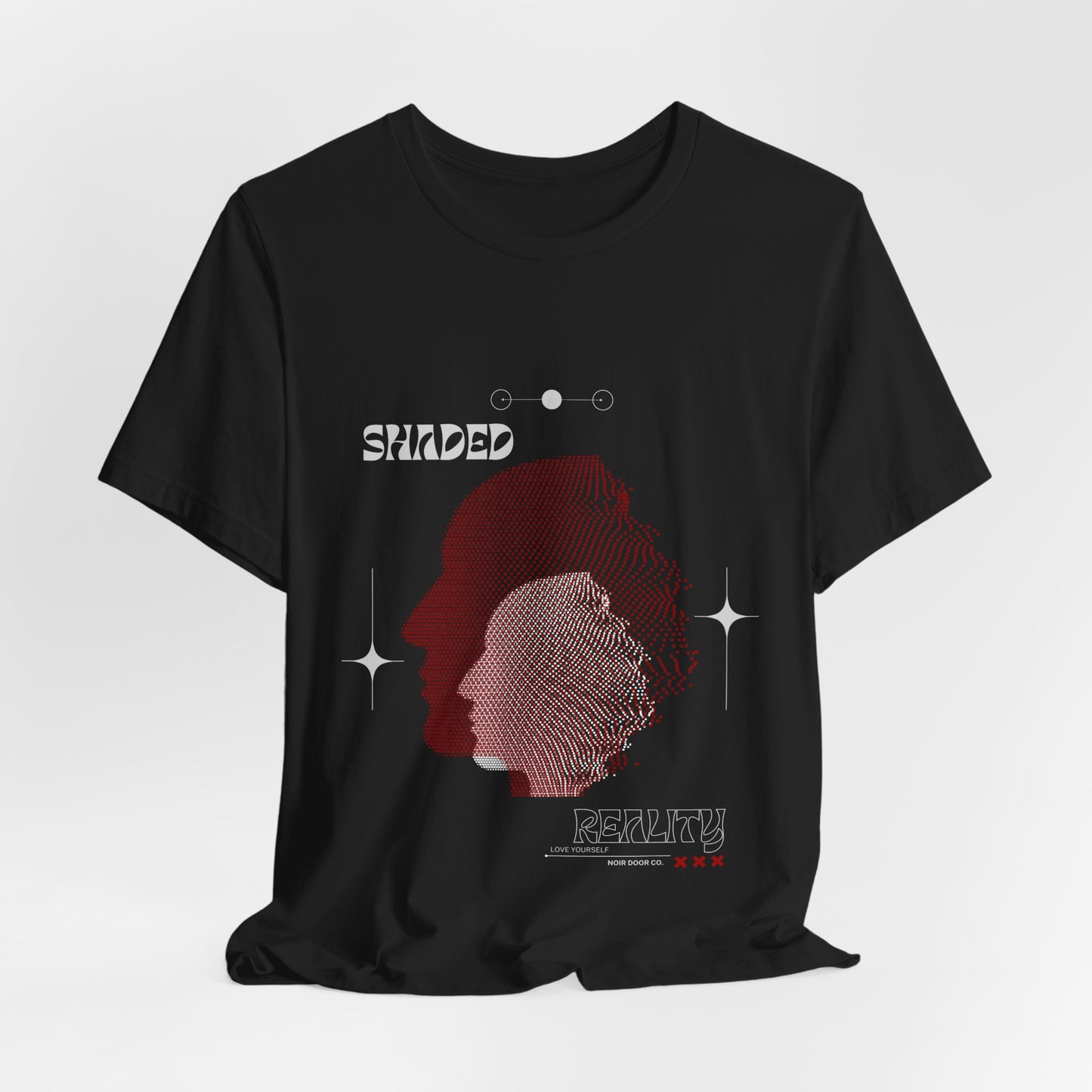 Shaded Reality Gothic Tee: Pixel Art, Edgy Streetwear