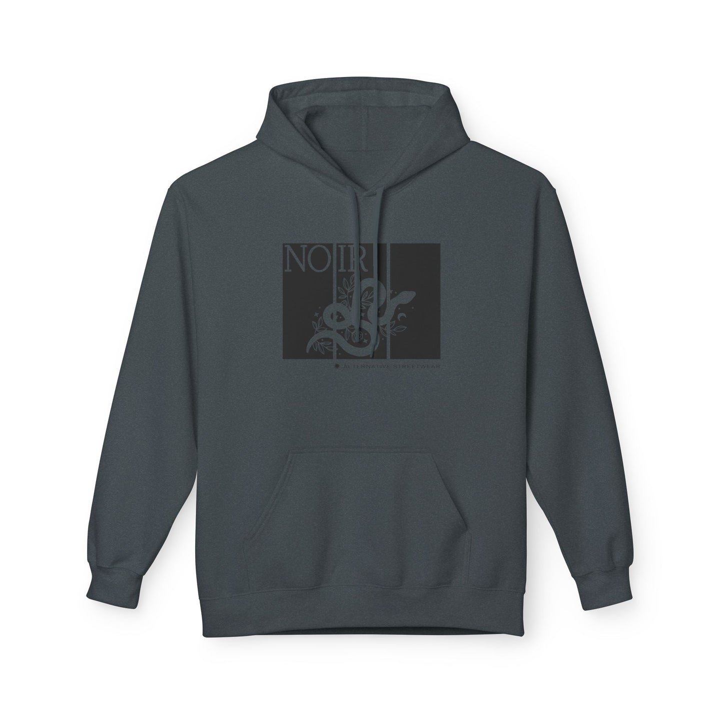 Gothic Snake Graphic Hoodie: Alternative Streetwear Pullover