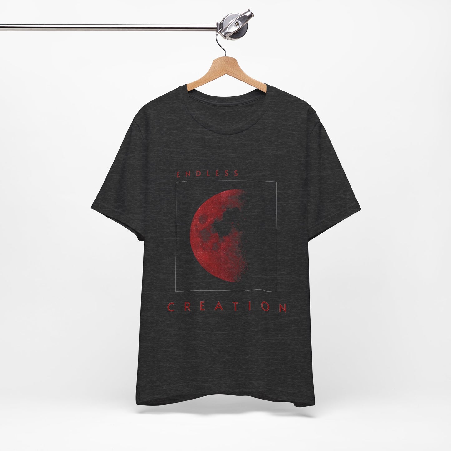 Red Moon Graphic T-Shirt: Celestial Witchy Top, Astrology Gift