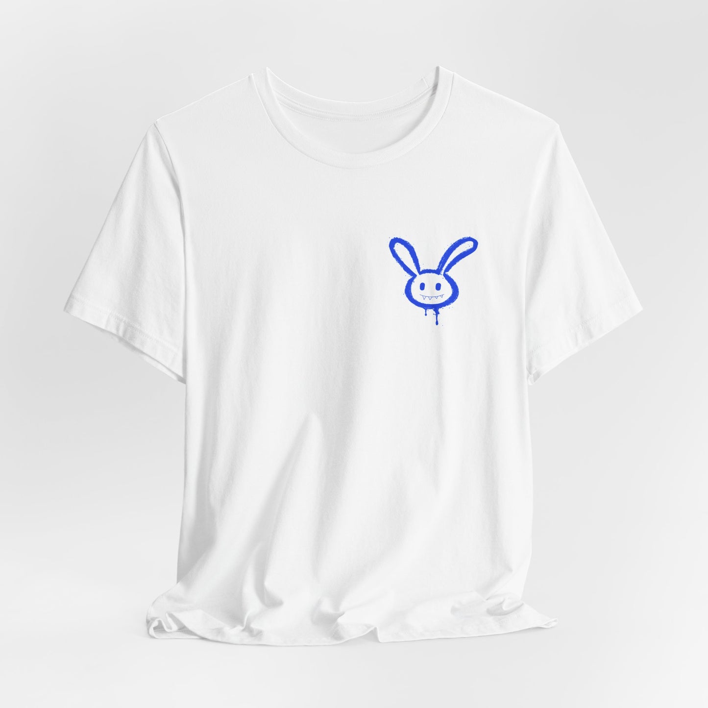 Lucky Bunny Graffiti T-Shirt: Edgy Streetwear, Mental Health Awareness