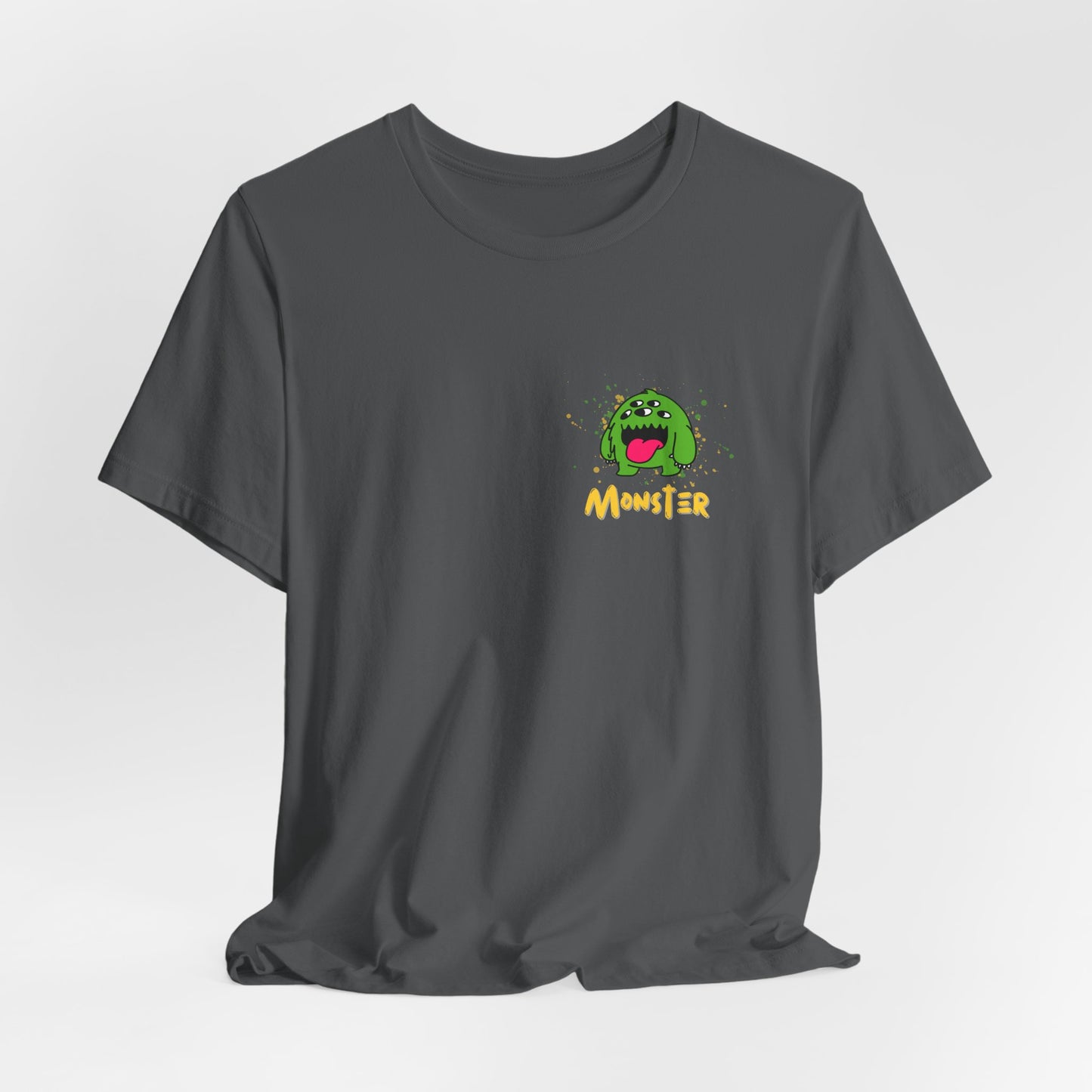 Monster Graphic T-Shirt: Gothic Skater Streetwear