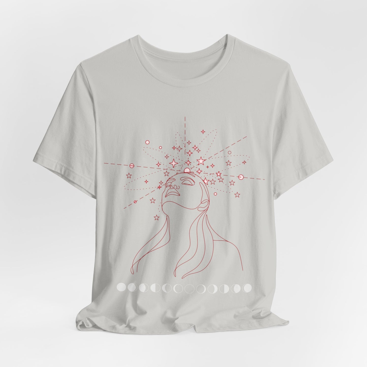 Mystical Imagination Tee: Moon Phases, Witchy Style