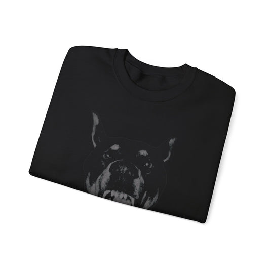 Edgy Doberman Sweatshirt: Alternative Streetwear, Mental Health Design