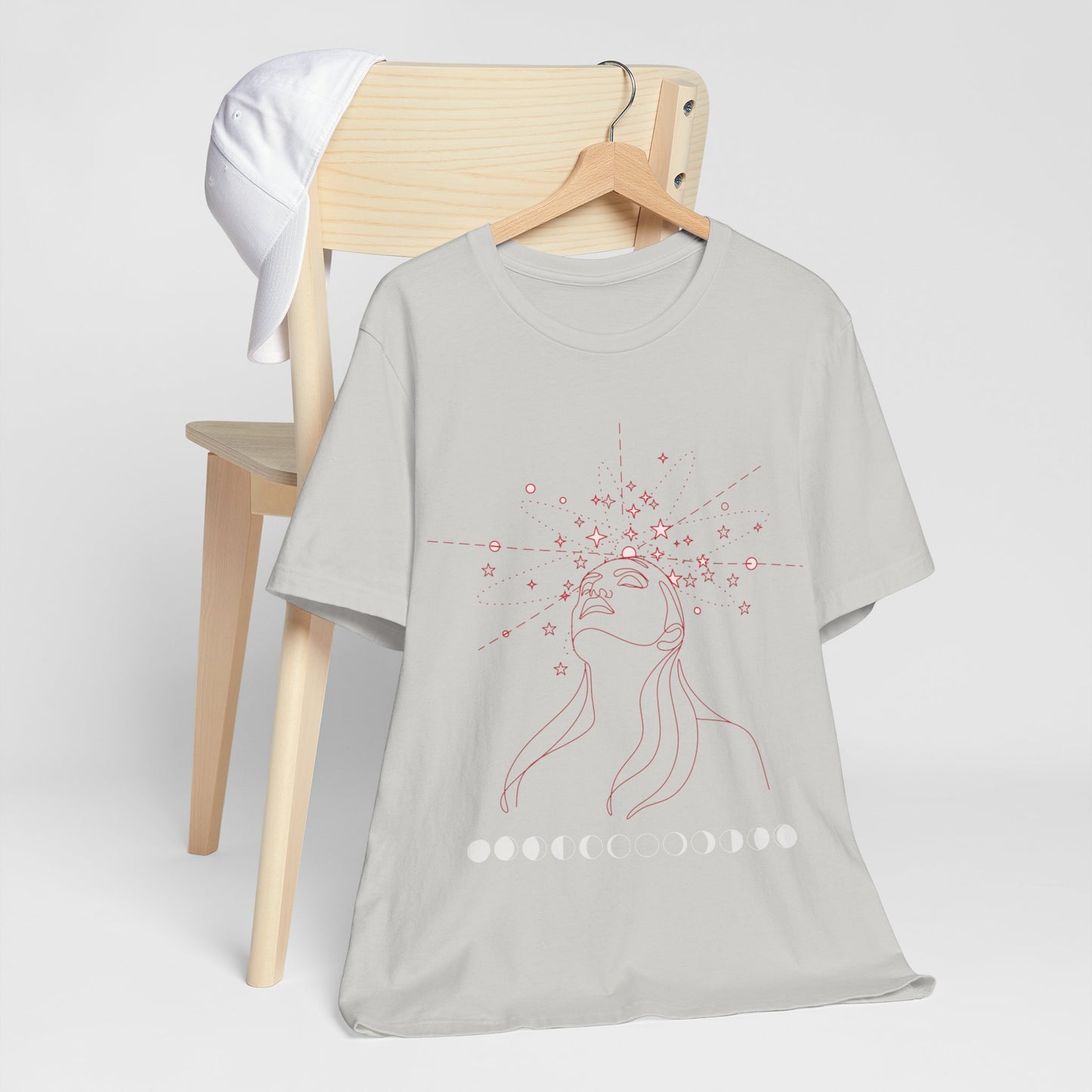 Mystical Imagination Tee: Moon Phases, Witchy Style