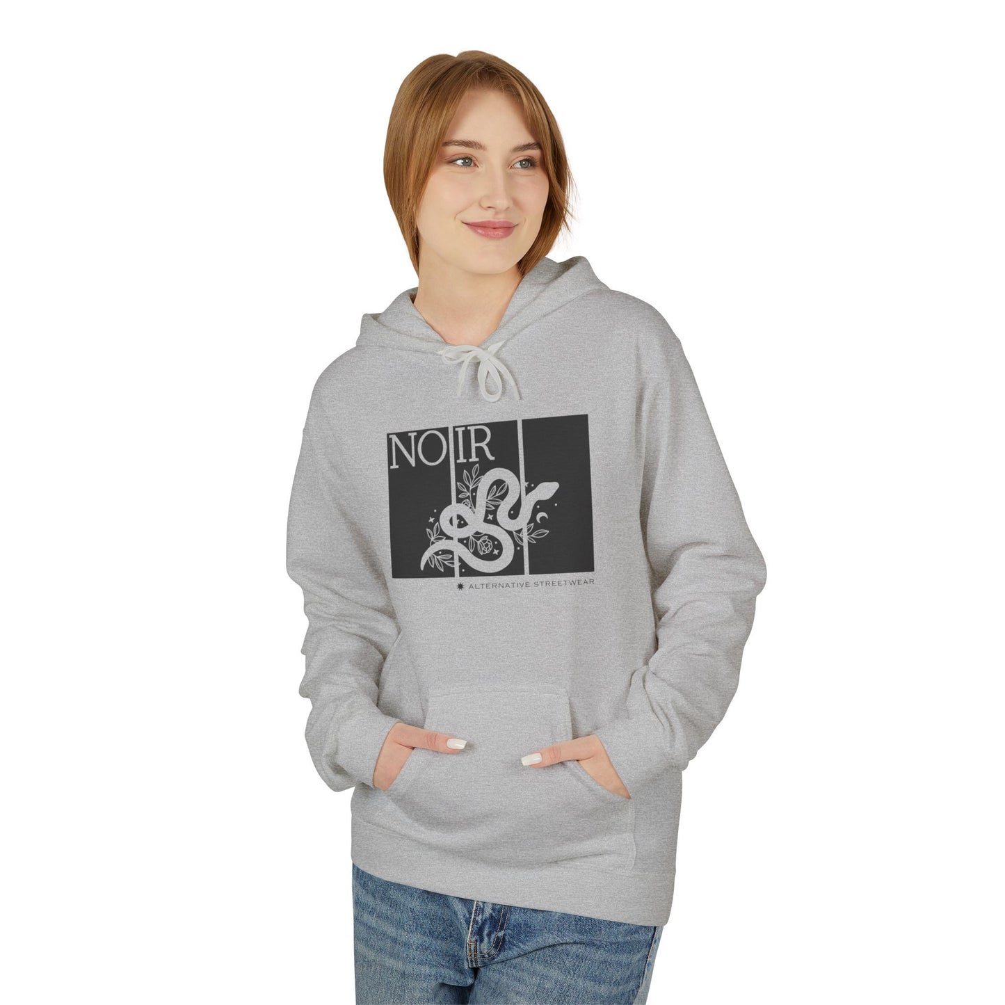 Gothic Snake Graphic Hoodie: Alternative Streetwear Pullover