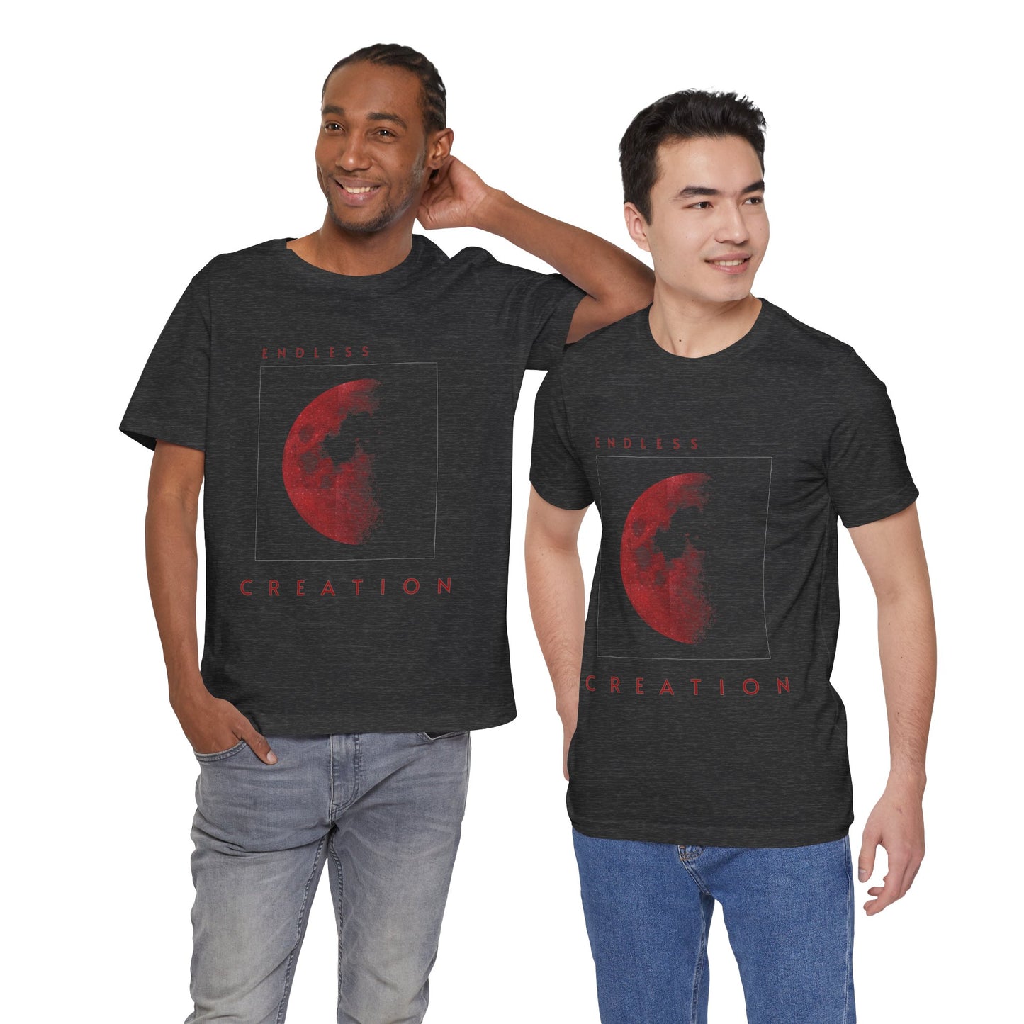 Red Moon Graphic T-Shirt: Celestial Witchy Top, Astrology Gift