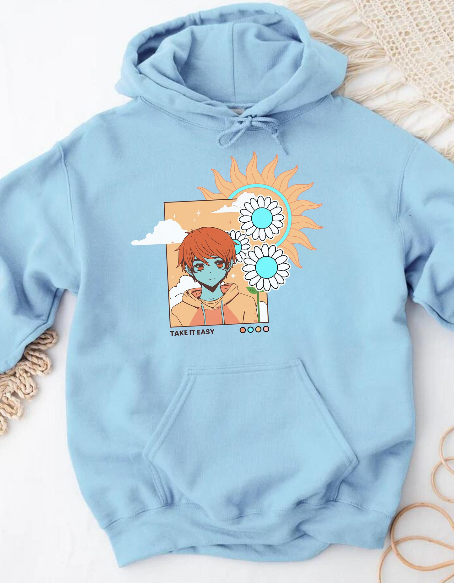 Kawaii Kid Pullover: Anime Fashion Sweatshirt