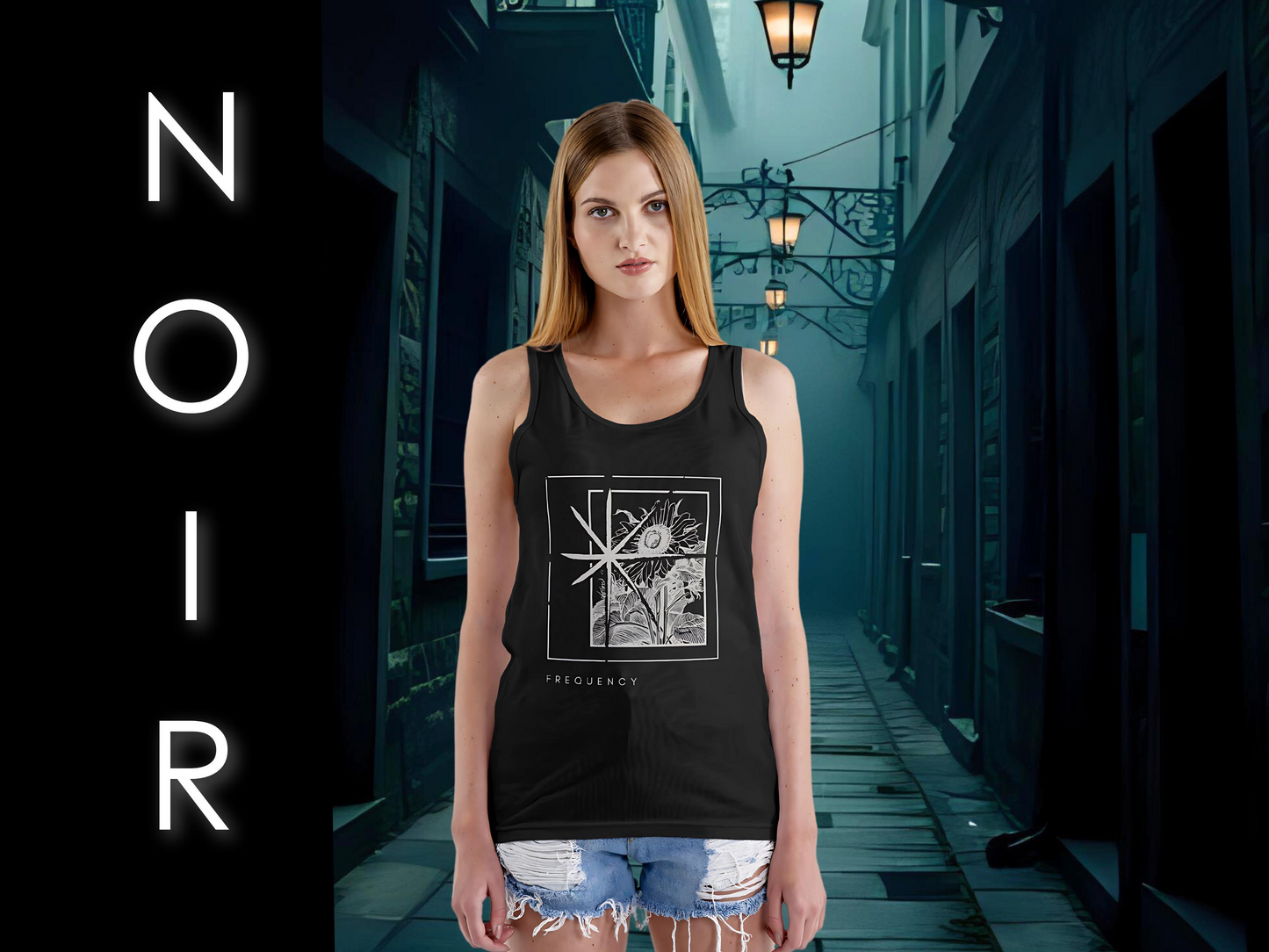 Sunflower Celestial Tank Top: Alt Summer Fashion, Mental Health Apparel