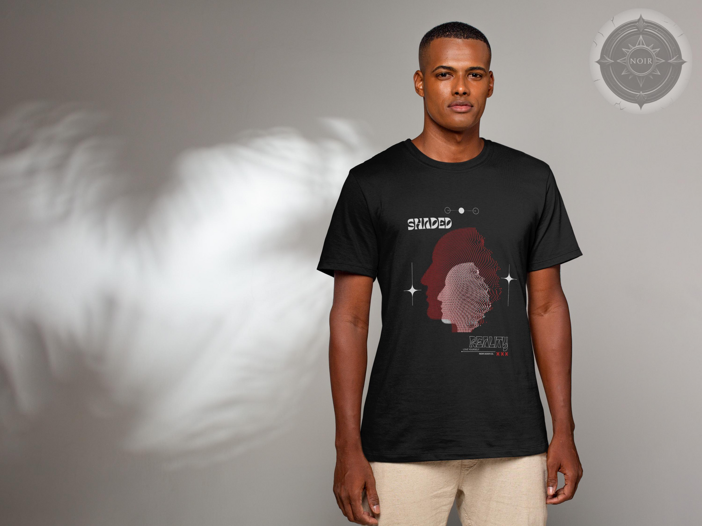 Shaded Reality Gothic Tee: Pixel Art, Edgy Streetwear