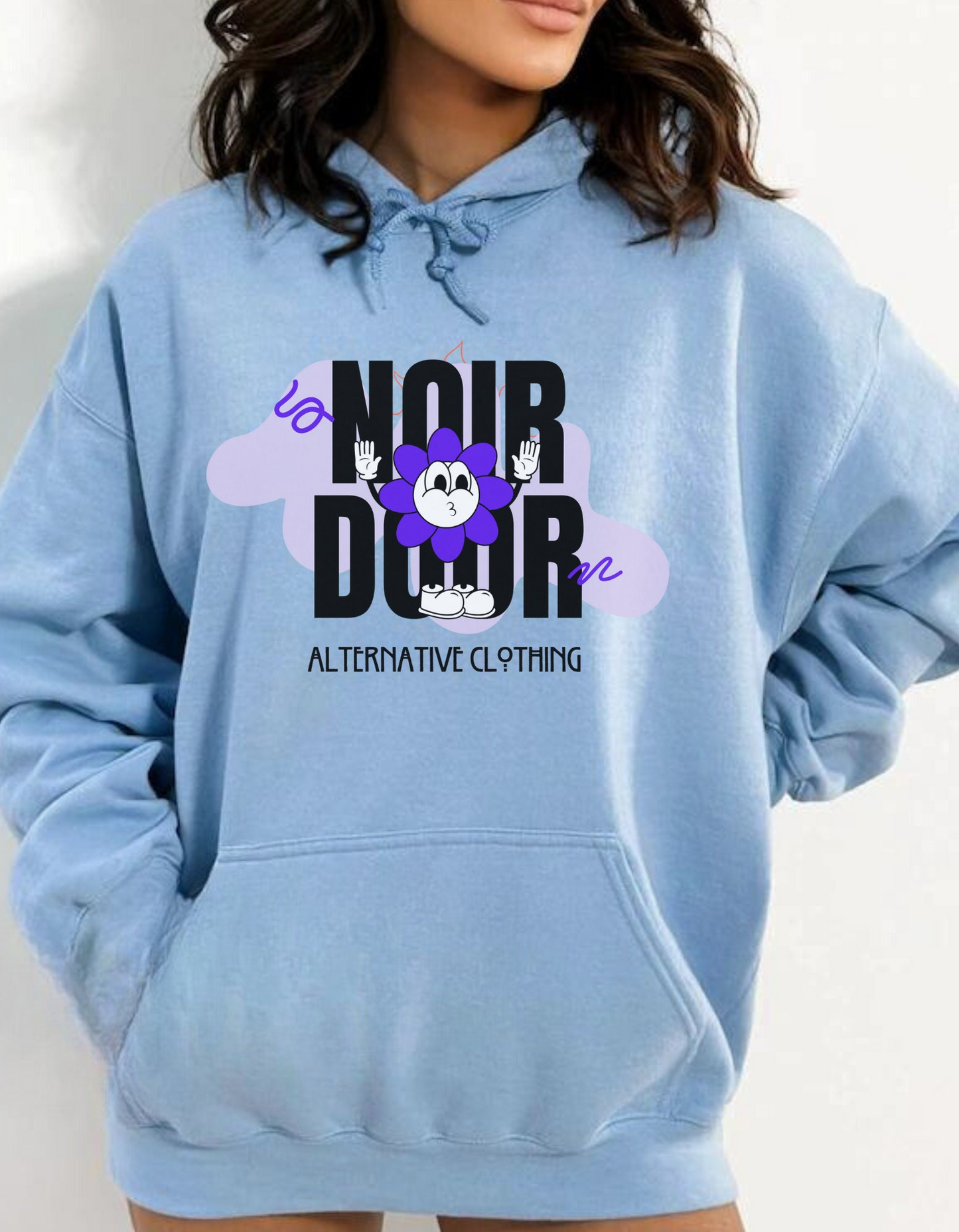 Hope Flower Sweatshirt: Whimsigoth Mental Health Apparel