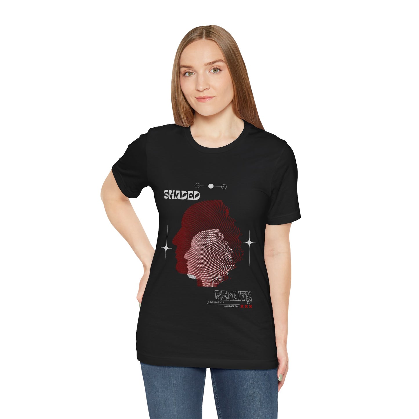 Shaded Reality Gothic Tee: Pixel Art, Edgy Streetwear