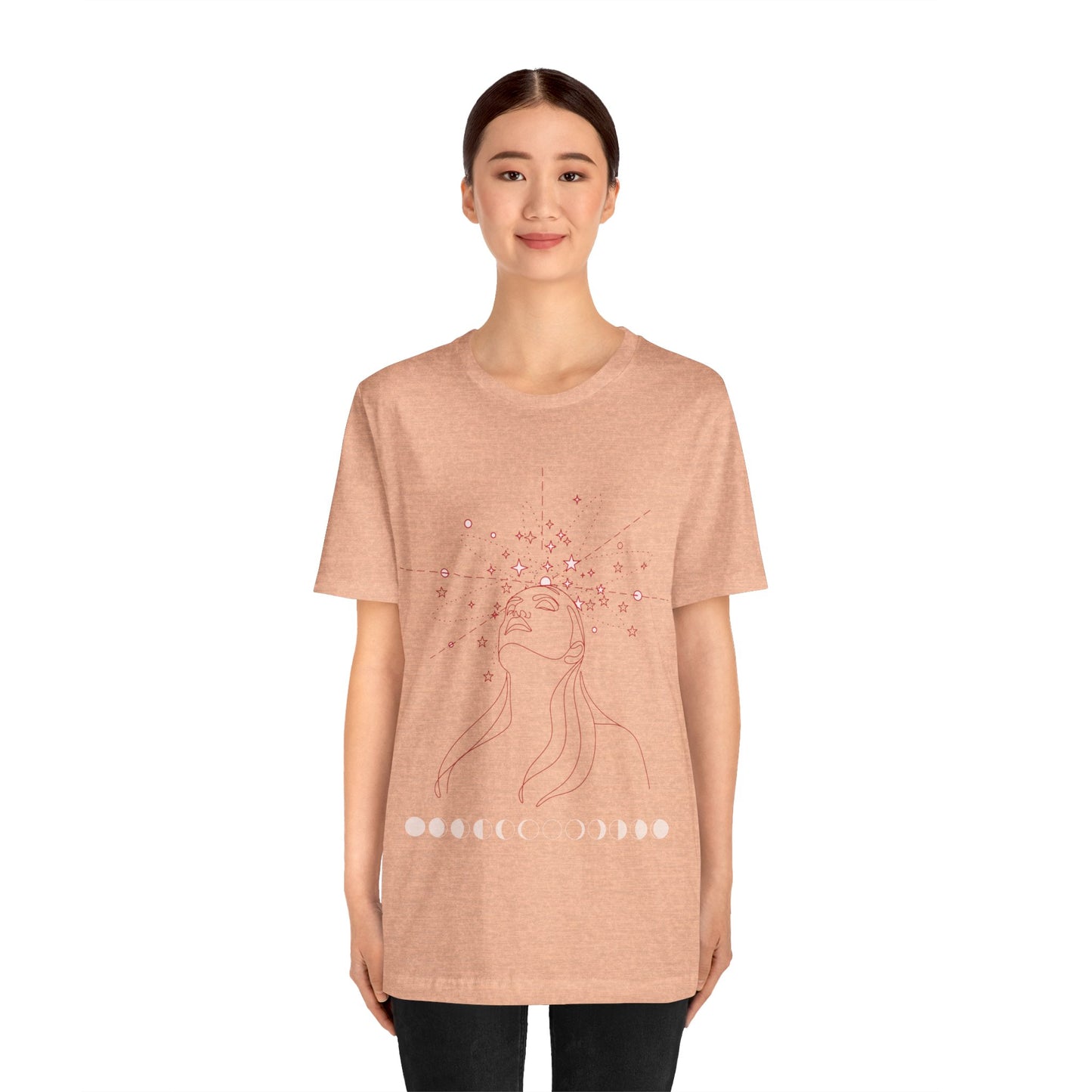 Mystical Imagination Tee: Moon Phases, Witchy Style