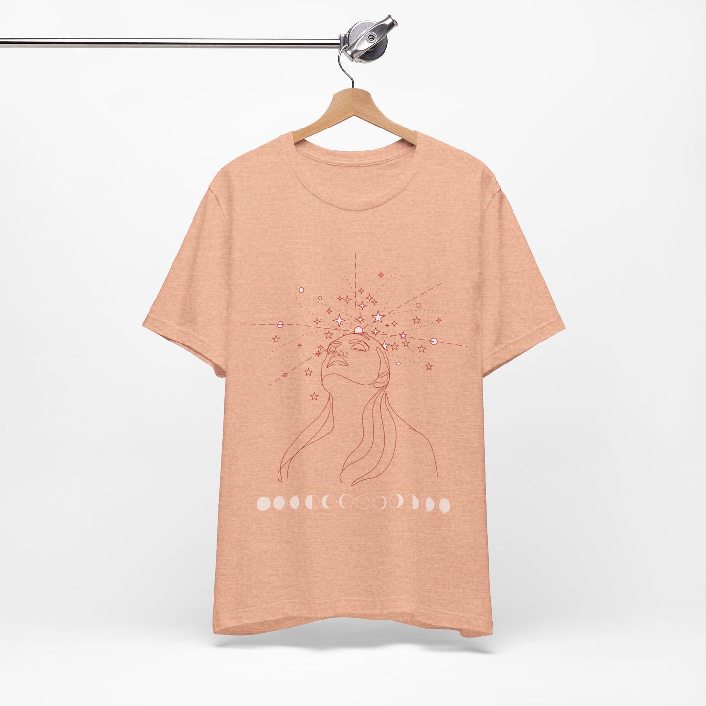 Mystical Imagination Tee: Moon Phases, Witchy Style