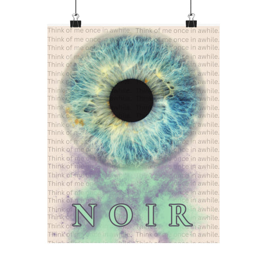 Eye Art Print: Surreal Iris Poster, Modern Wall Decor
