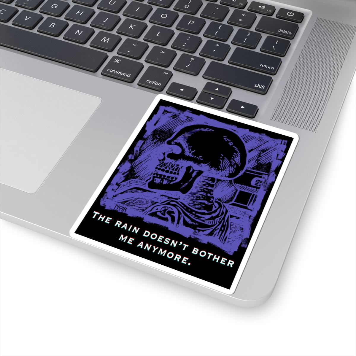 Purple Skeleton Sticker, Best Stickers for Laptops with Dark Aesthetics, Emotional Resilience Sticker, Water Bottle Sticker, Gift Ideas