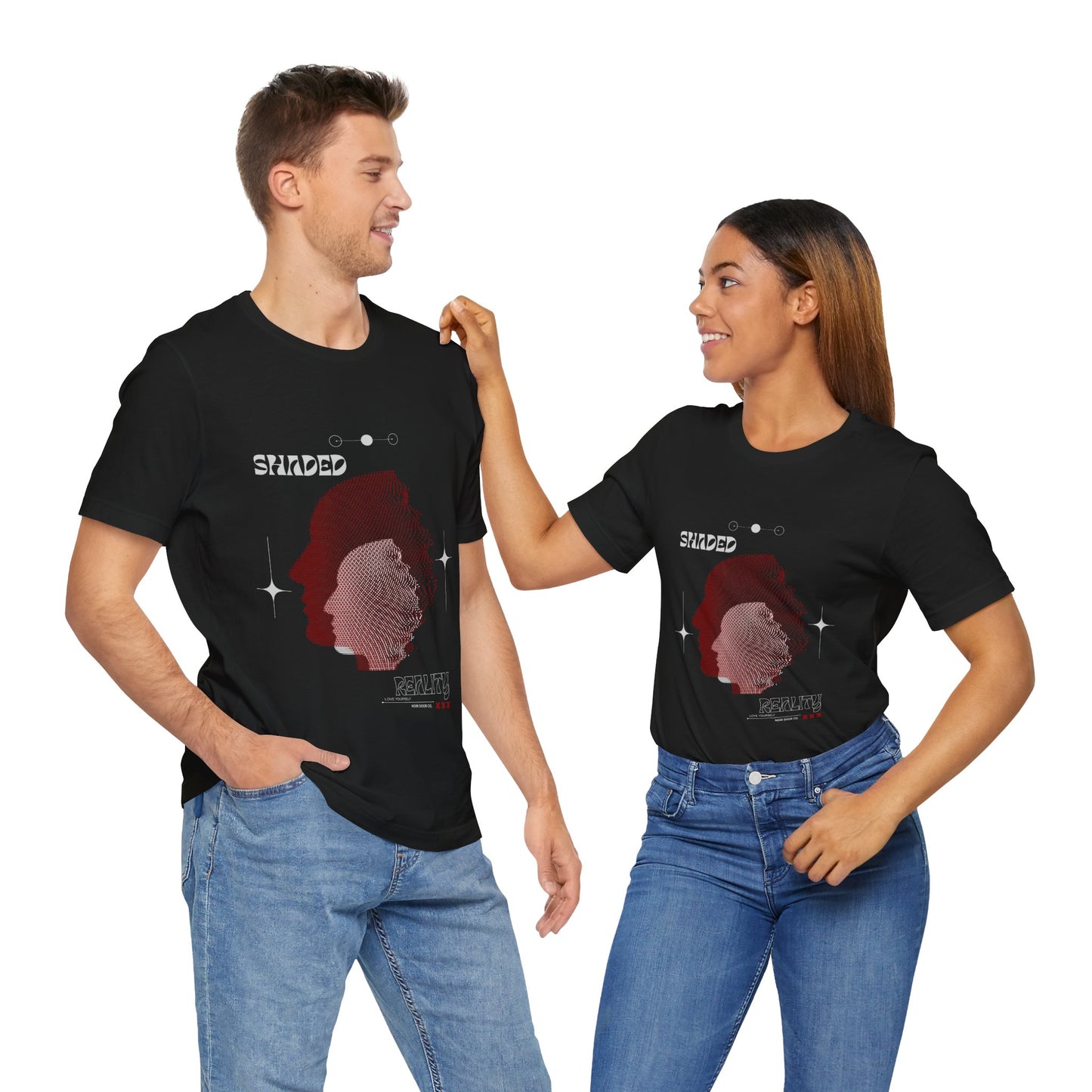 Shaded Reality Gothic Tee: Pixel Art, Edgy Streetwear