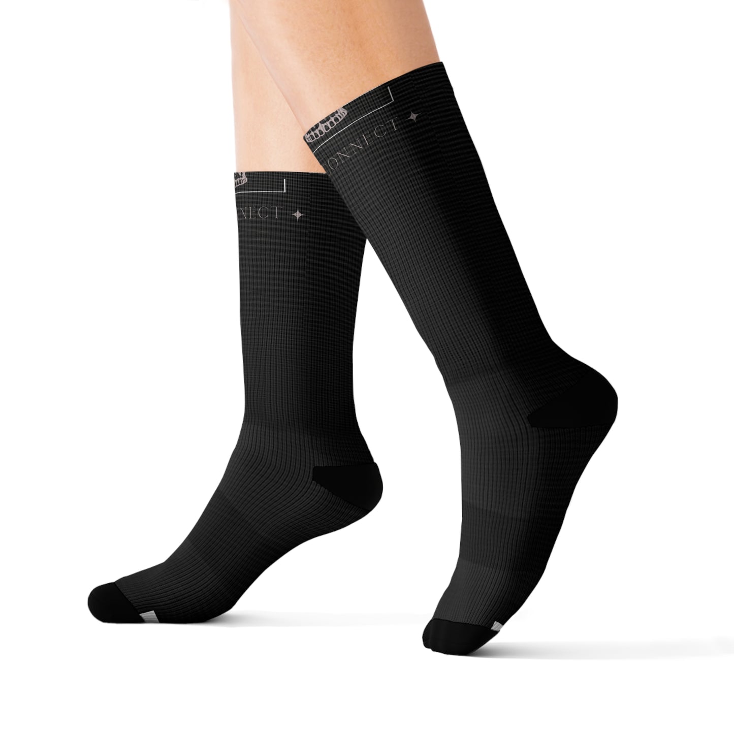 Disconnect Socks: Whimsigoth Streetwear, Trippy Mental Health Design
