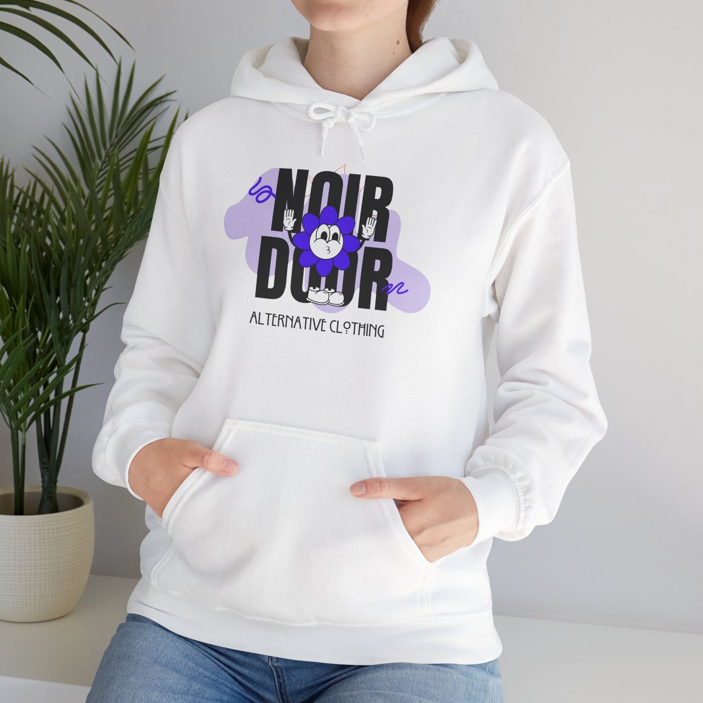 Hope Flower Sweatshirt: Whimsigoth Mental Health Apparel