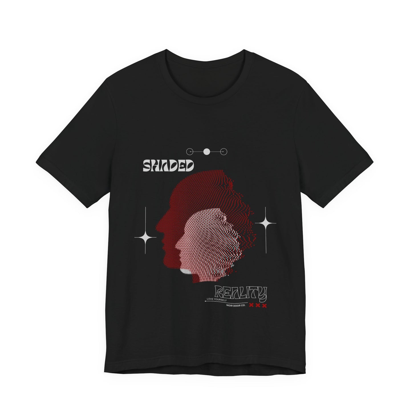 Shaded Reality Gothic Tee: Pixel Art, Edgy Streetwear