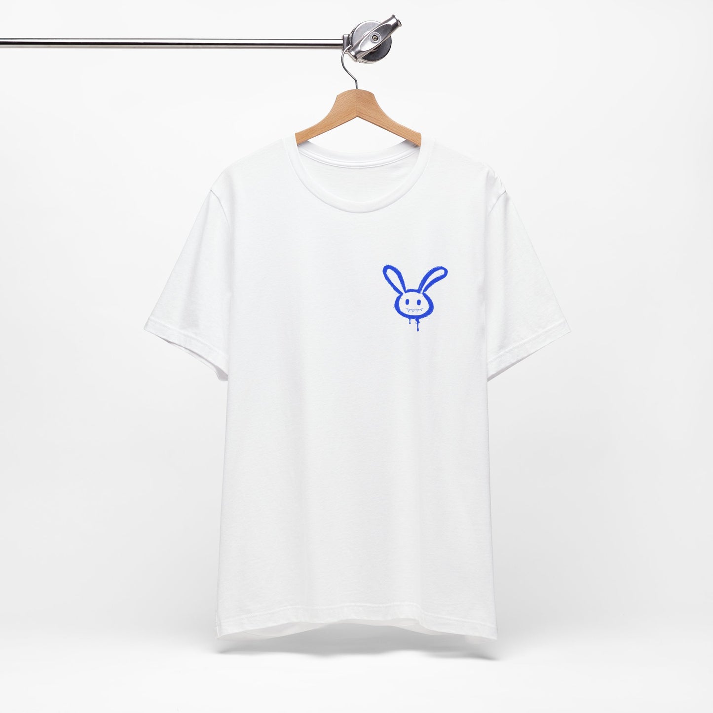 Lucky Bunny Graffiti T-Shirt: Edgy Streetwear, Mental Health Awareness