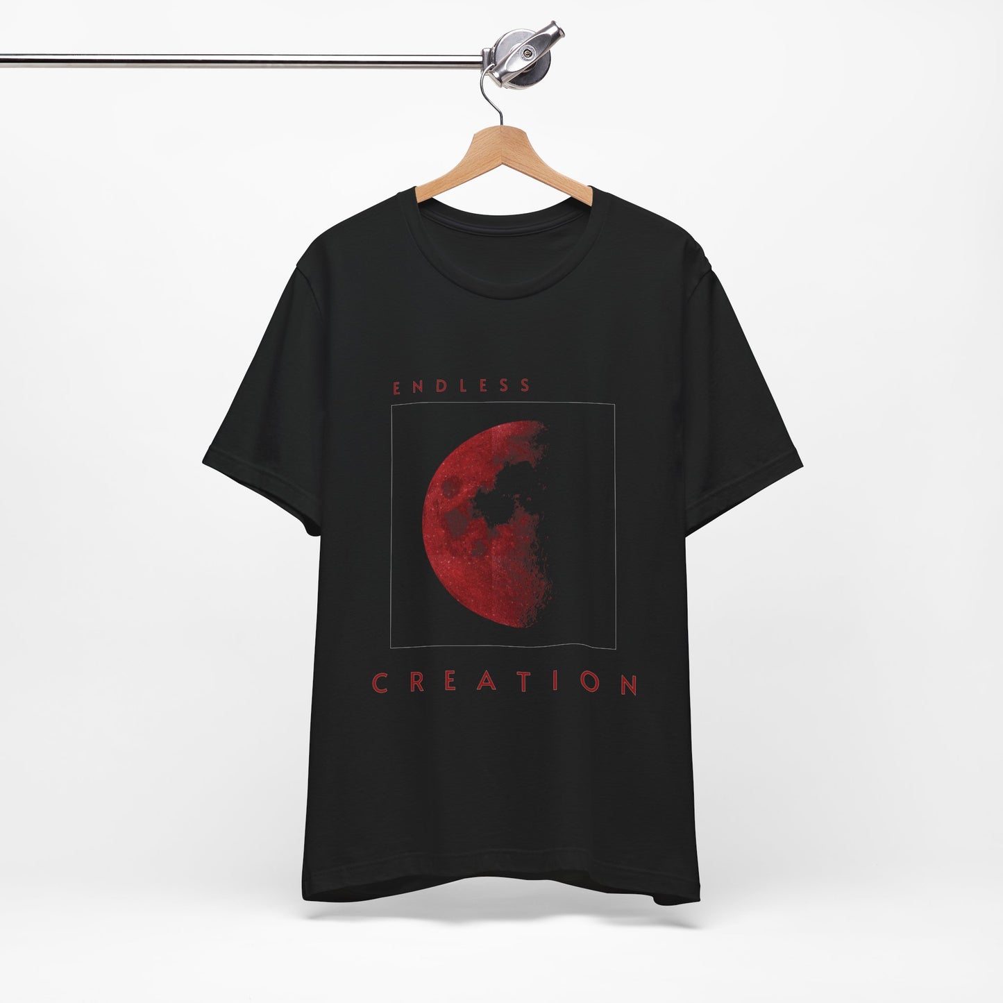 Red Moon Graphic T-Shirt: Celestial Witchy Top, Astrology Gift