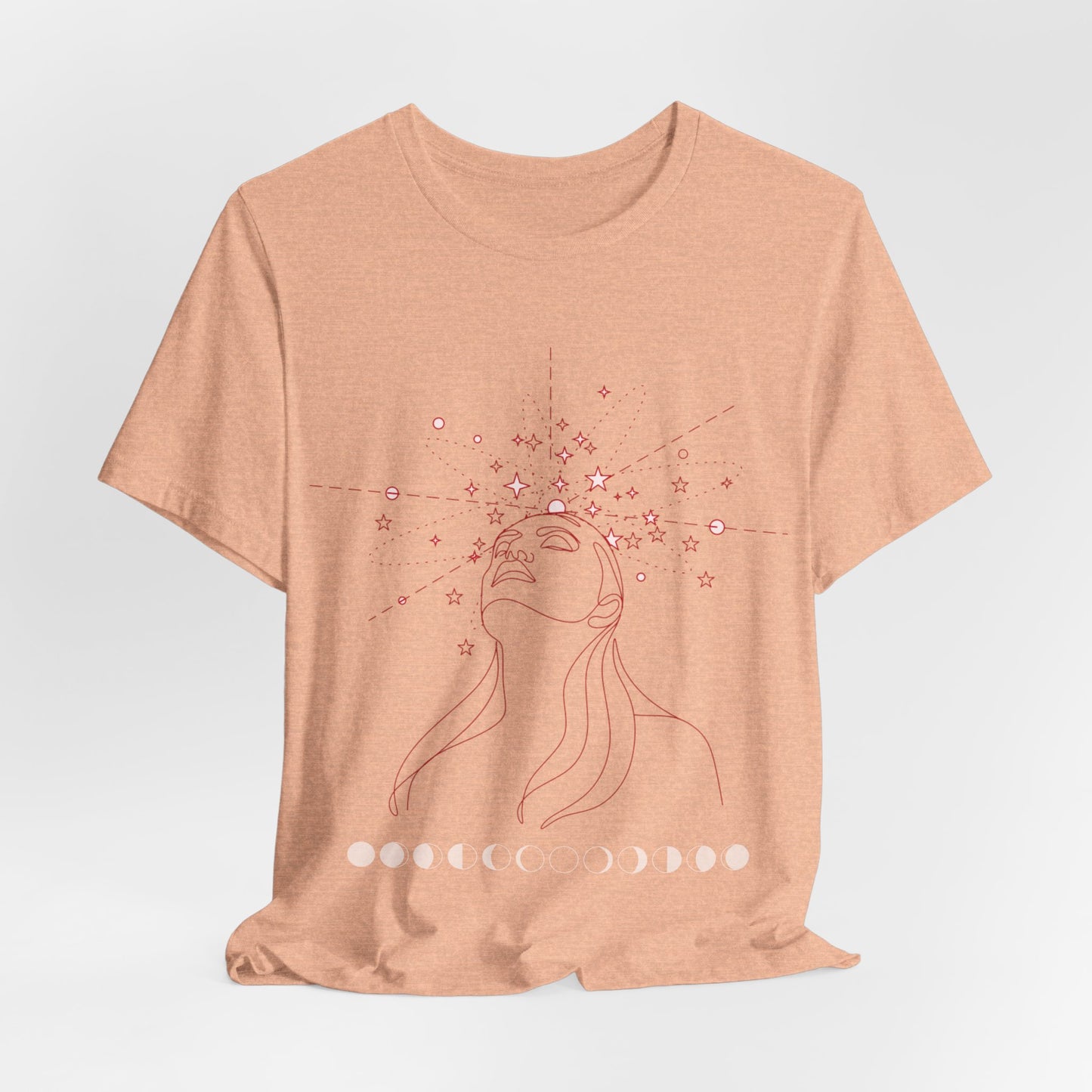 Mystical Imagination Tee: Moon Phases, Witchy Style