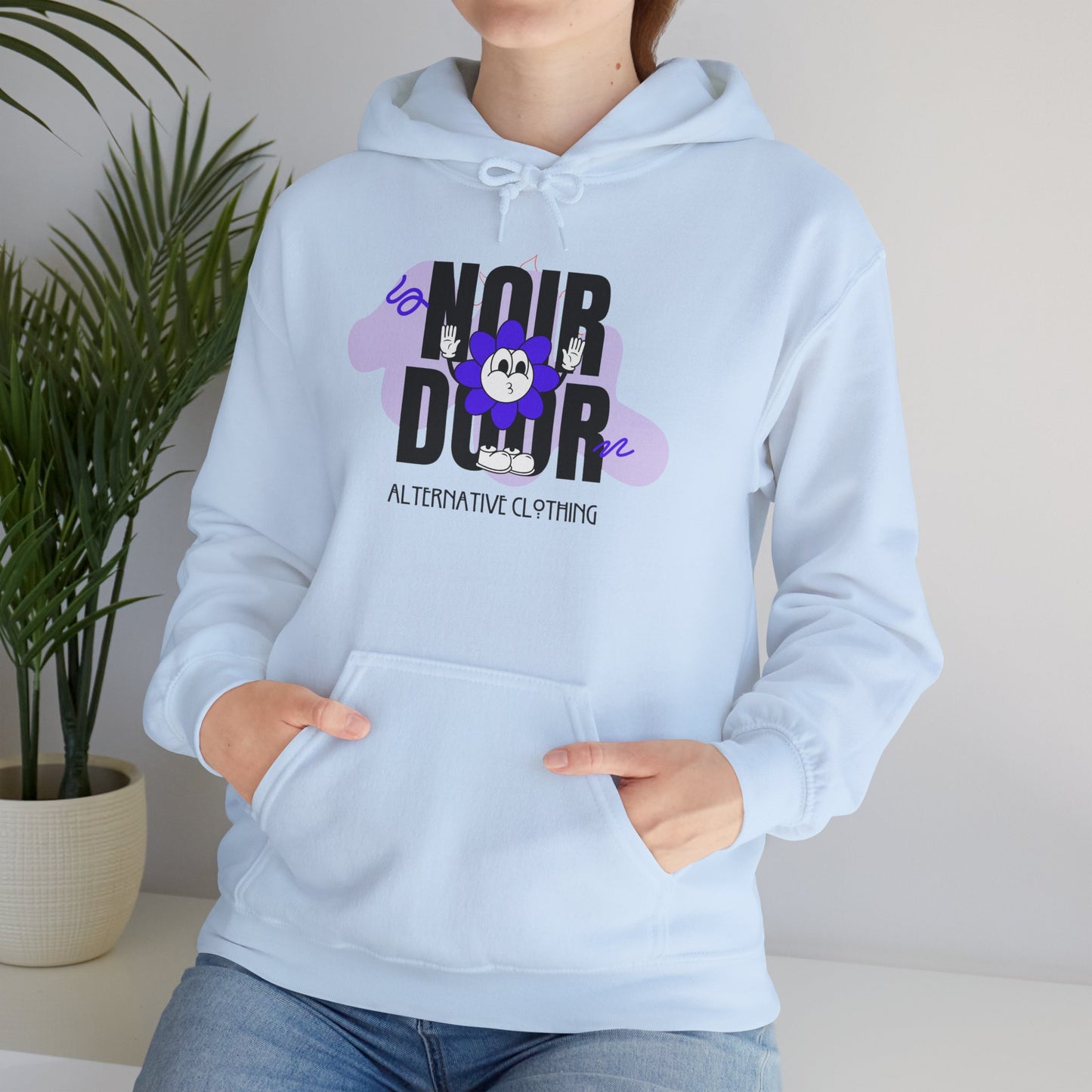 Hope Flower Sweatshirt: Whimsigoth Mental Health Apparel