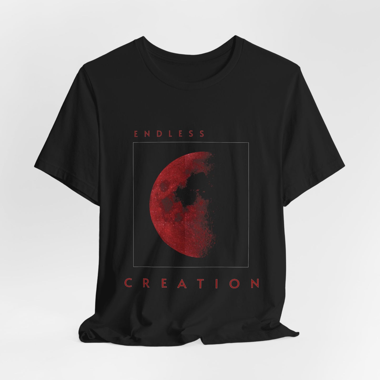 Red Moon Graphic T-Shirt: Celestial Witchy Top, Astrology Gift