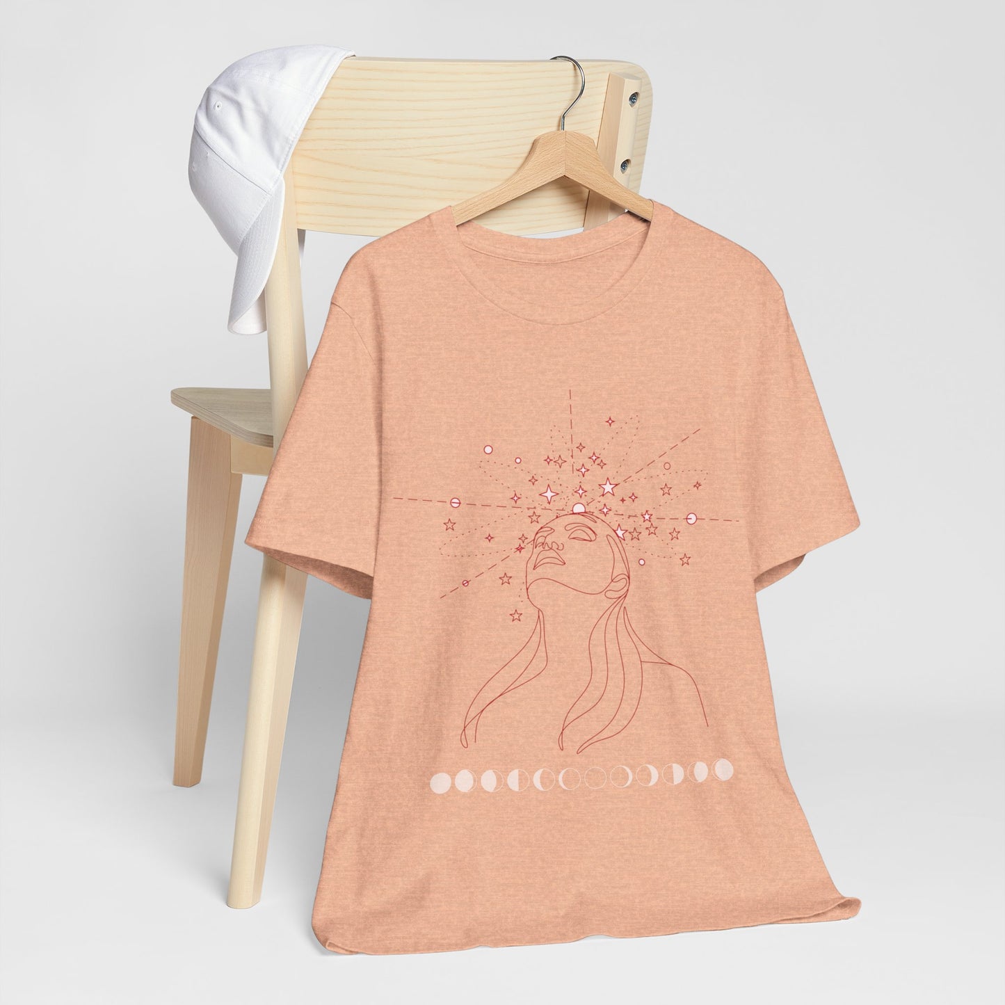Mystical Imagination Tee: Moon Phases, Witchy Style
