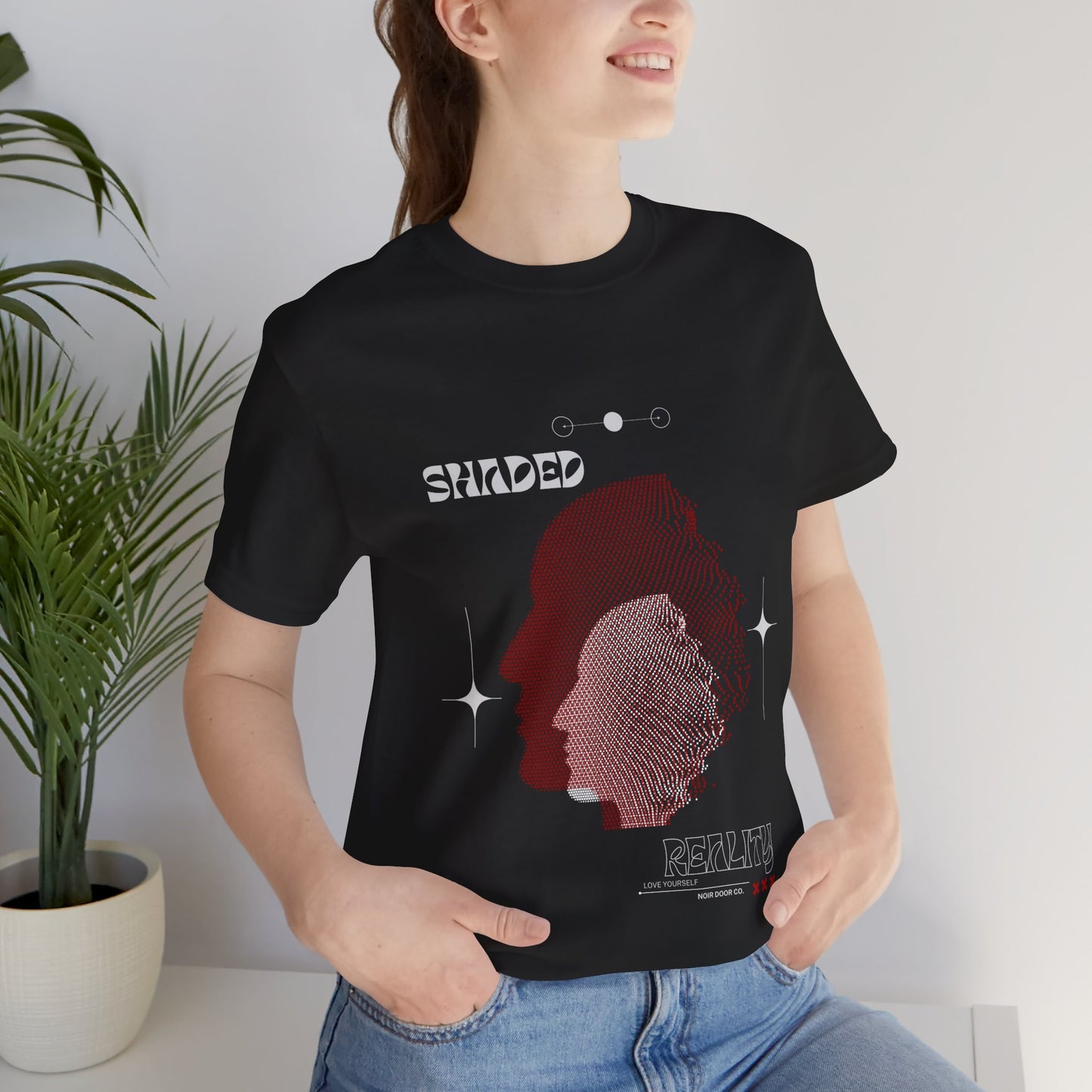 Shaded Reality Gothic Tee: Pixel Art, Edgy Streetwear
