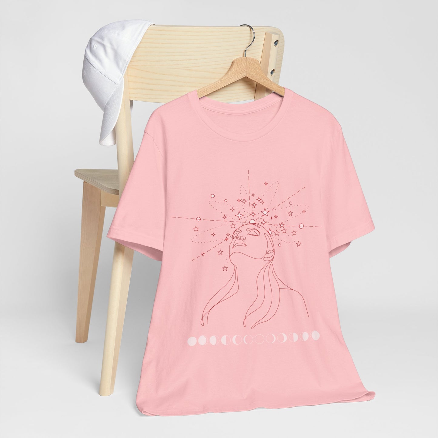 Mystical Imagination Tee: Moon Phases, Witchy Style