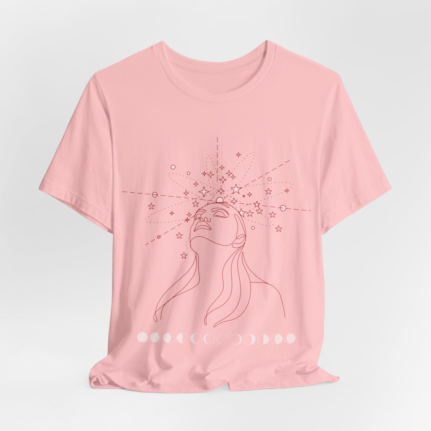 Mystical Imagination Tee: Moon Phases, Witchy Style