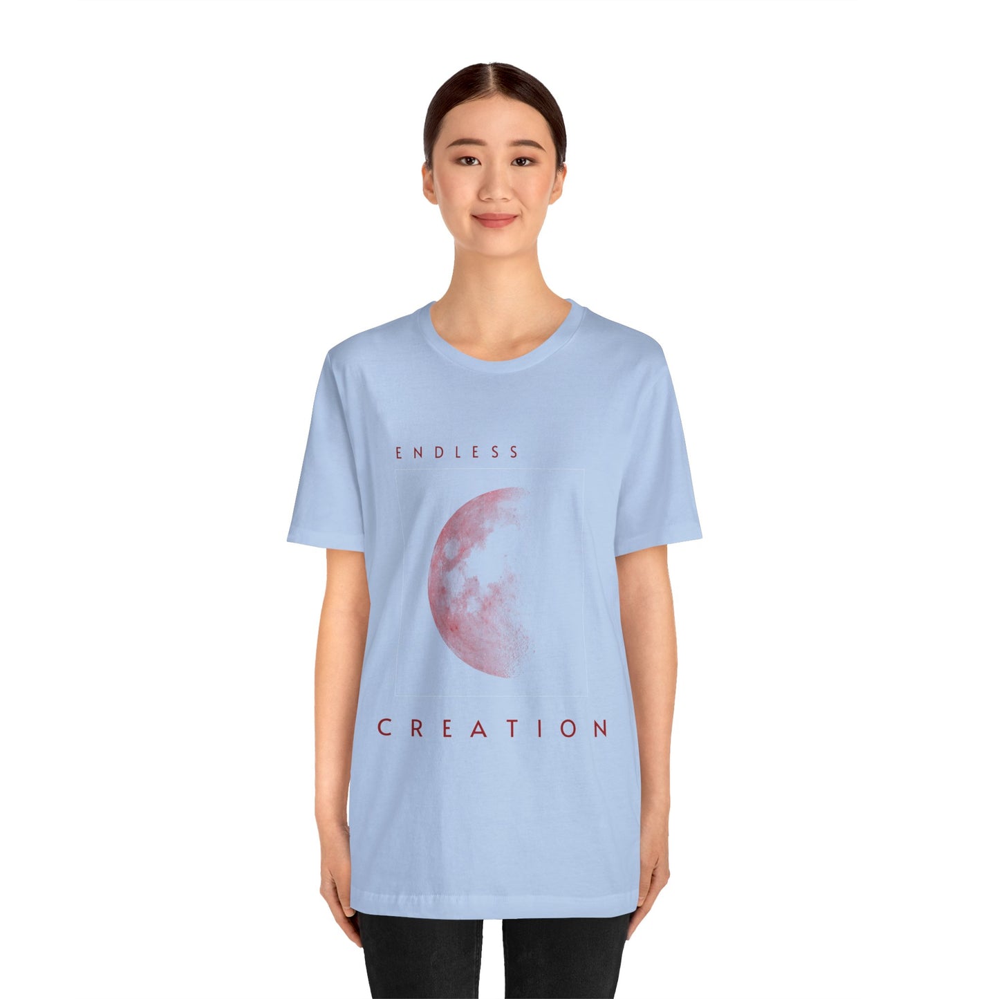 Red Moon Graphic T-Shirt: Celestial Witchy Top, Astrology Gift