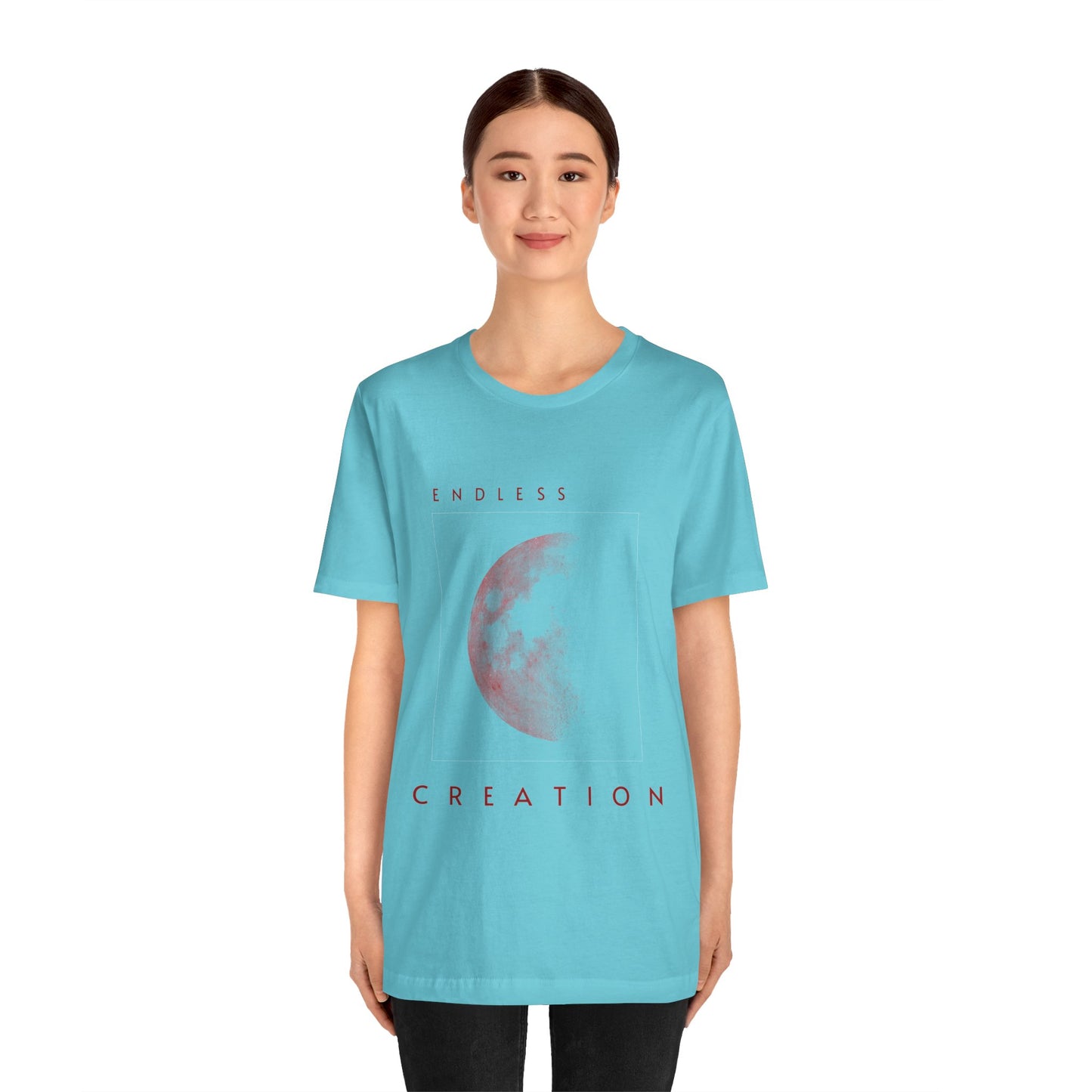 Red Moon Graphic T-Shirt: Celestial Witchy Top, Astrology Gift