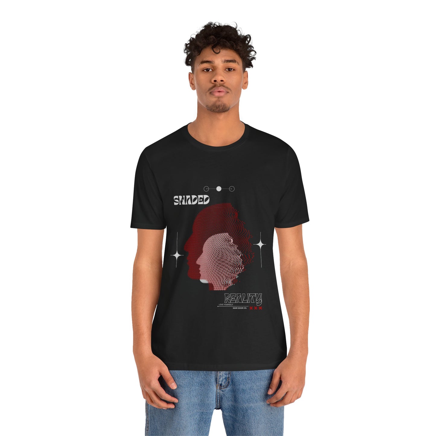 Shaded Reality Gothic Tee: Pixel Art, Edgy Streetwear