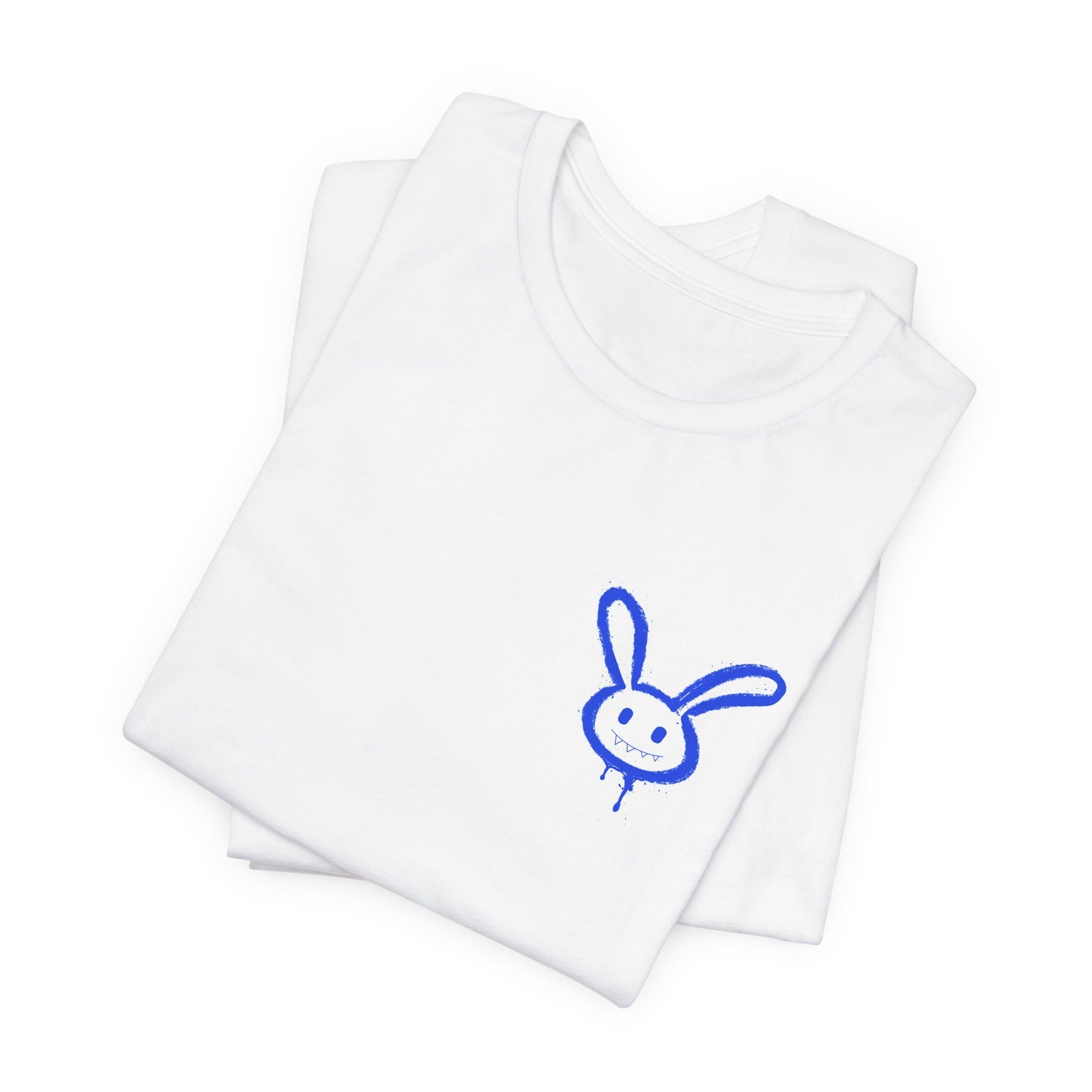 Lucky Bunny Graffiti T-Shirt: Edgy Streetwear, Mental Health Awareness
