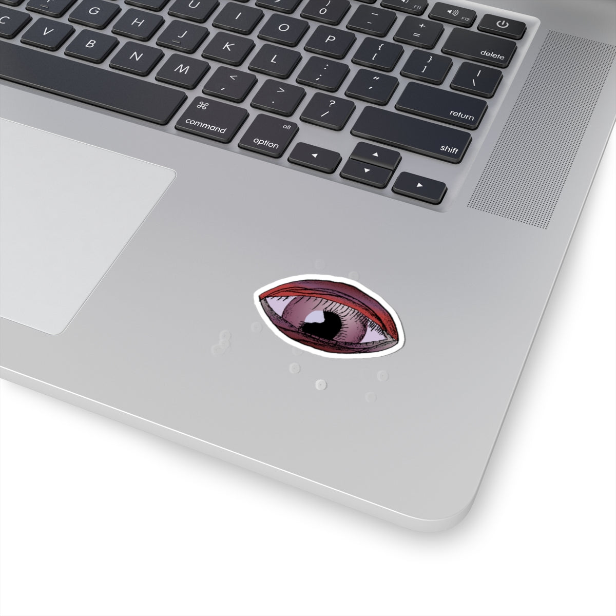 Gothic Eye Sticker: "Watcher of the Veil" Pastel Goth Vinyl Decal