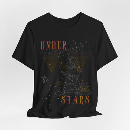 Cosmic Goddess T-Shirt: Celestial Witch, Astrology Lover, Boho Fashion