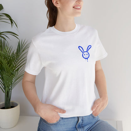 Lucky Bunny Graffiti T-Shirt: Edgy Streetwear, Mental Health Awareness