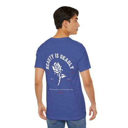 Hopeless Romantic T-Shirt: Red Rose Skeleton, Gothic Grunge Tee