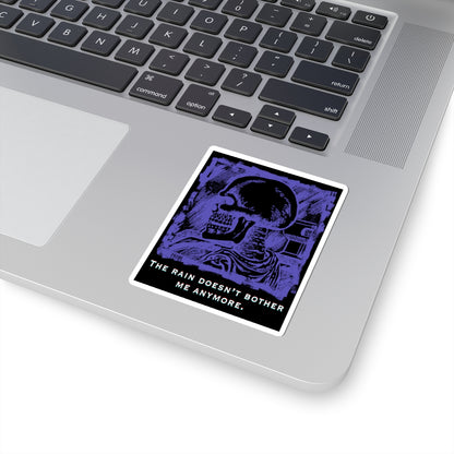 Purple Skeleton Sticker, Best Stickers for Laptops with Dark Aesthetics, Emotional Resilience Sticker, Water Bottle Sticker, Gift Ideas