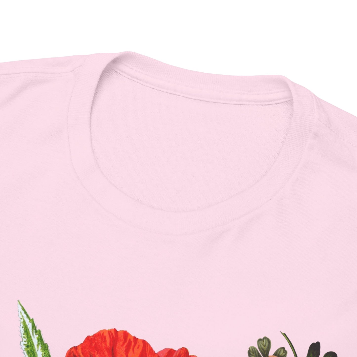Floral Bloom Graphic Tee: Vibrant Botanical Rose Shirt