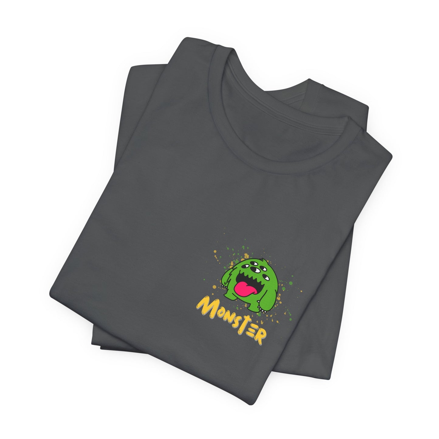 Monster Graphic T-Shirt: Gothic Skater Streetwear
