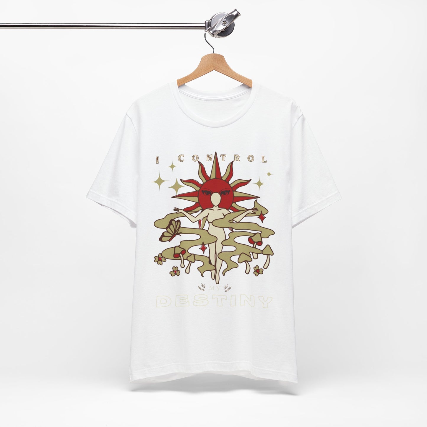 Celestial Sun Sign T-Shirt: Witchy Vibes, Mother Earth Apparel